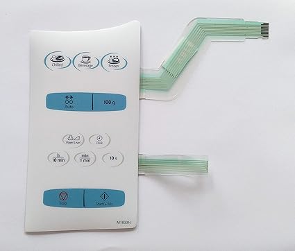 Able M1833N Microwave Oven Membrane Keypad (White)