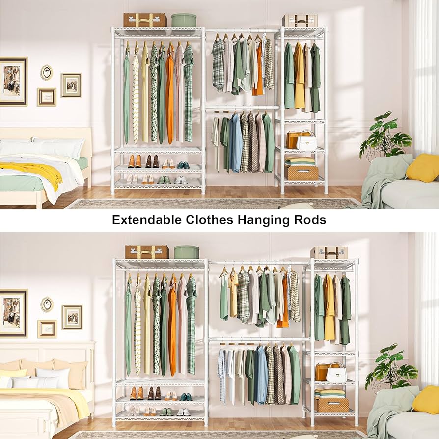 LIFE FURNITURE　IRON HANGER RACK Amazon.com: Ulif H2 Heavy Duty Clothes Rack, Freestanding 4