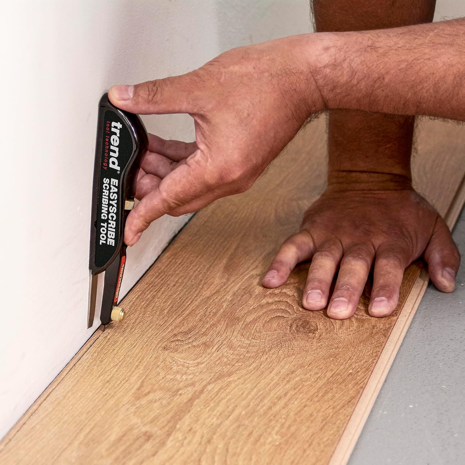 Trend EasyScribe Scribing Tool, Accurate Scribing Solution for Carpenters, Joiners, Tilers, Kitchen & Shop Fitters, E/SCRIBE, Black - Image 4