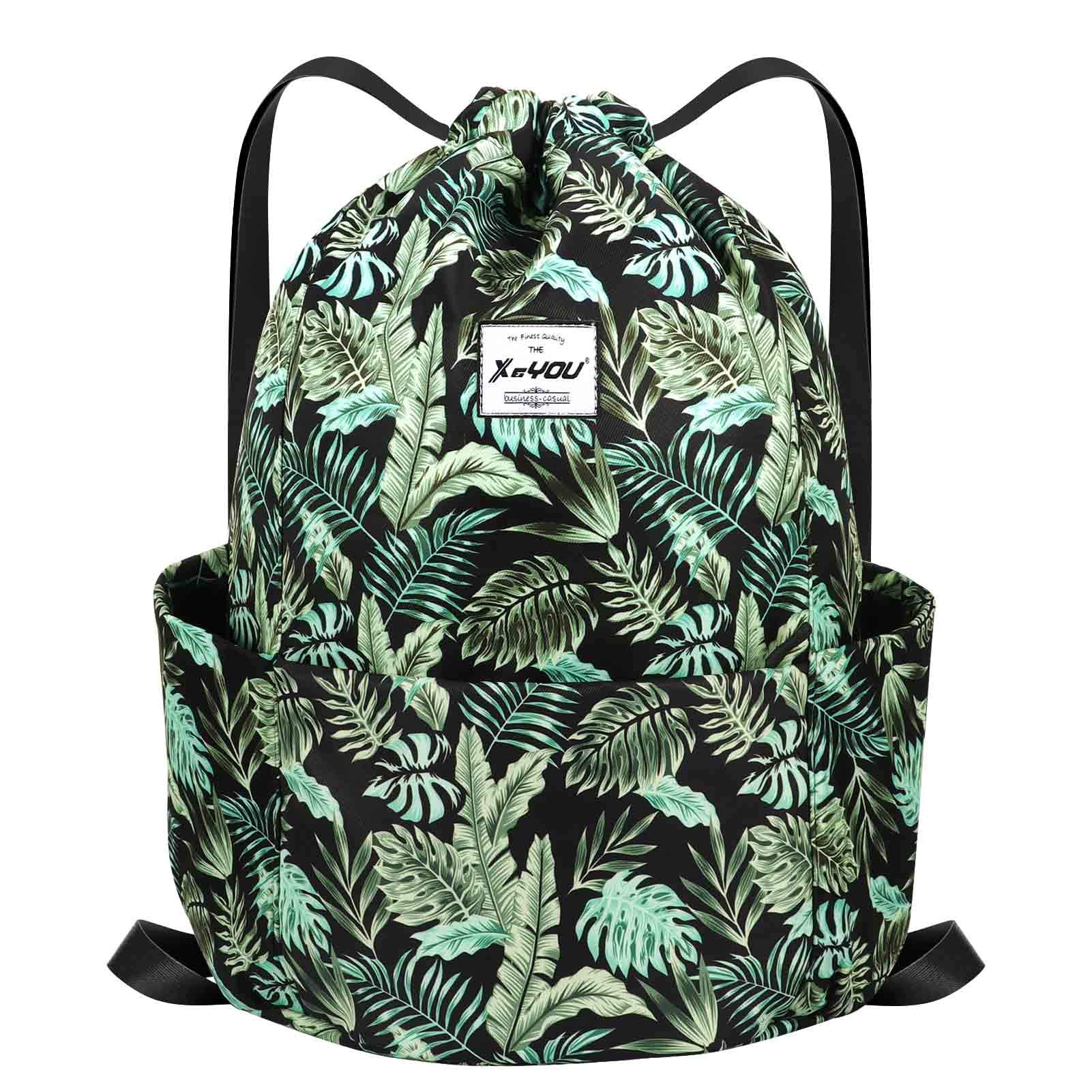 XEYOU Drawstring Sports Backpack Lightweight Gym Yoga Sackpack Shoulder Rucksack Casual Outdoor Daypack for Women and Men