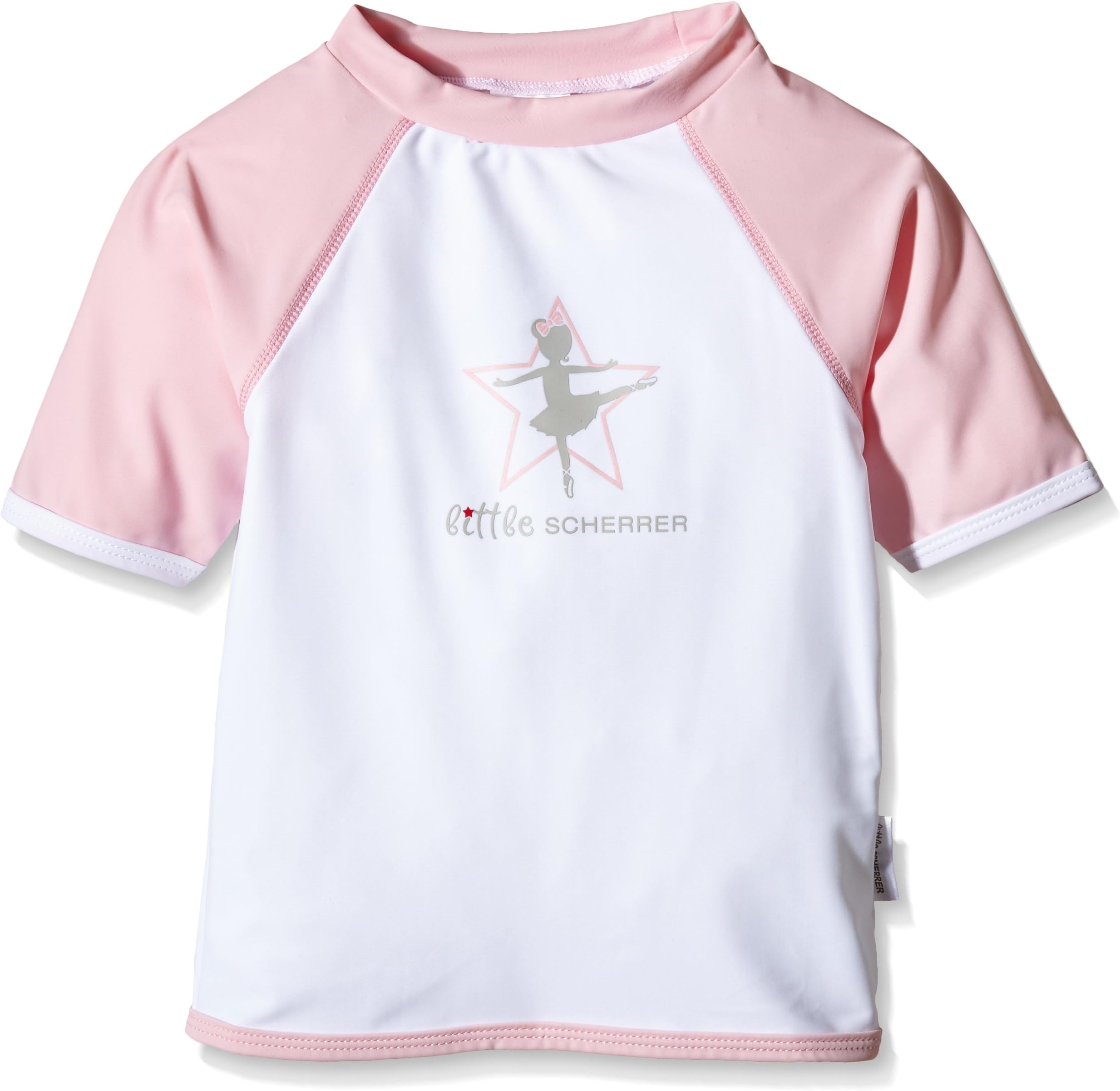 UPF 50+ Girl Toddler Short-Sleeve Rash Guard - Just Dance