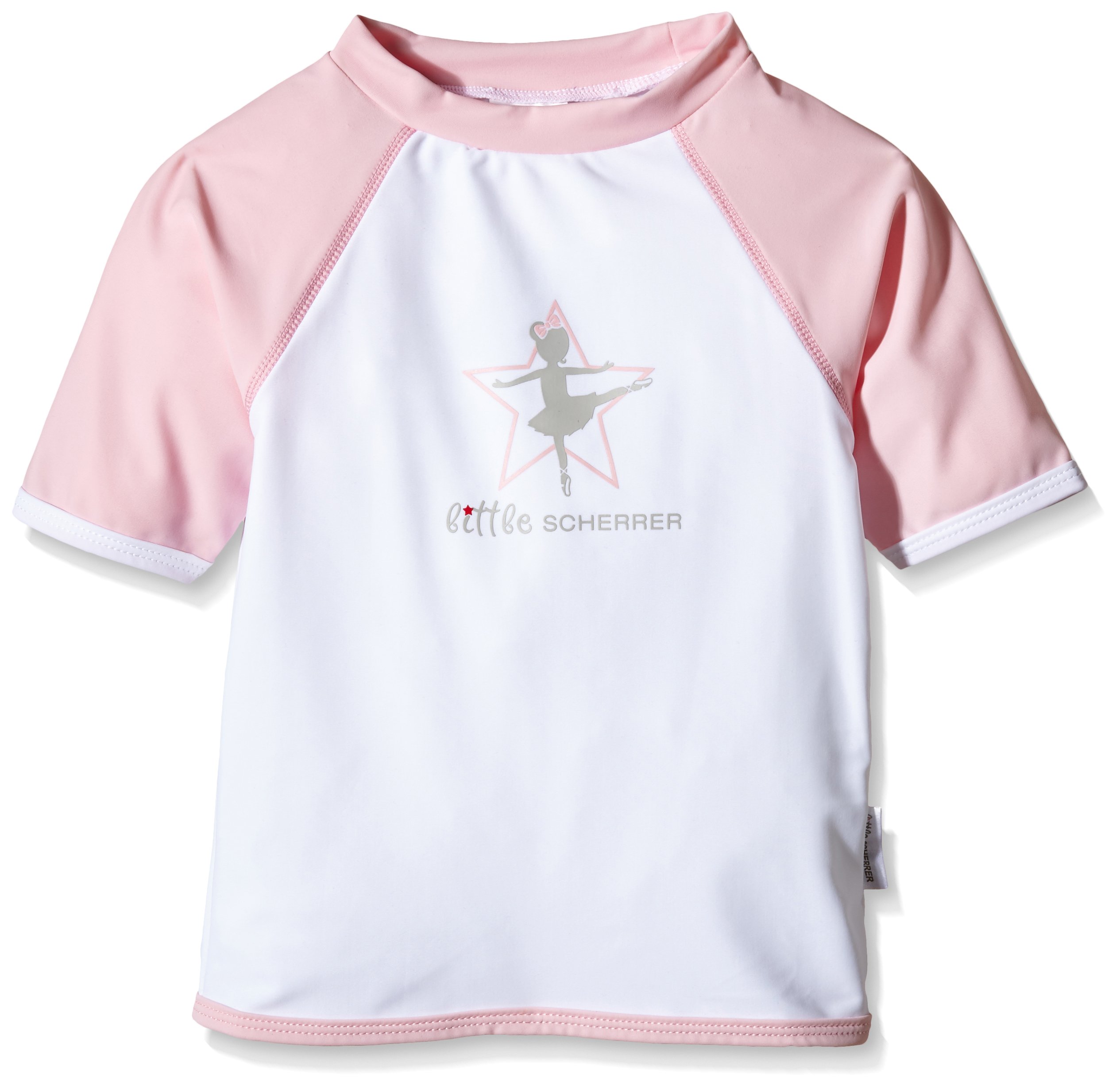 UPF 50+ Girl Toddler Short-Sleeve Rash Guard - Just Dance