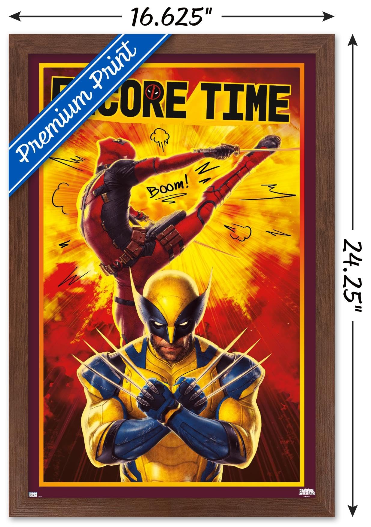 Amazon.com: Marvel Deadpool & Wolverine - Encore Time Wall Poster