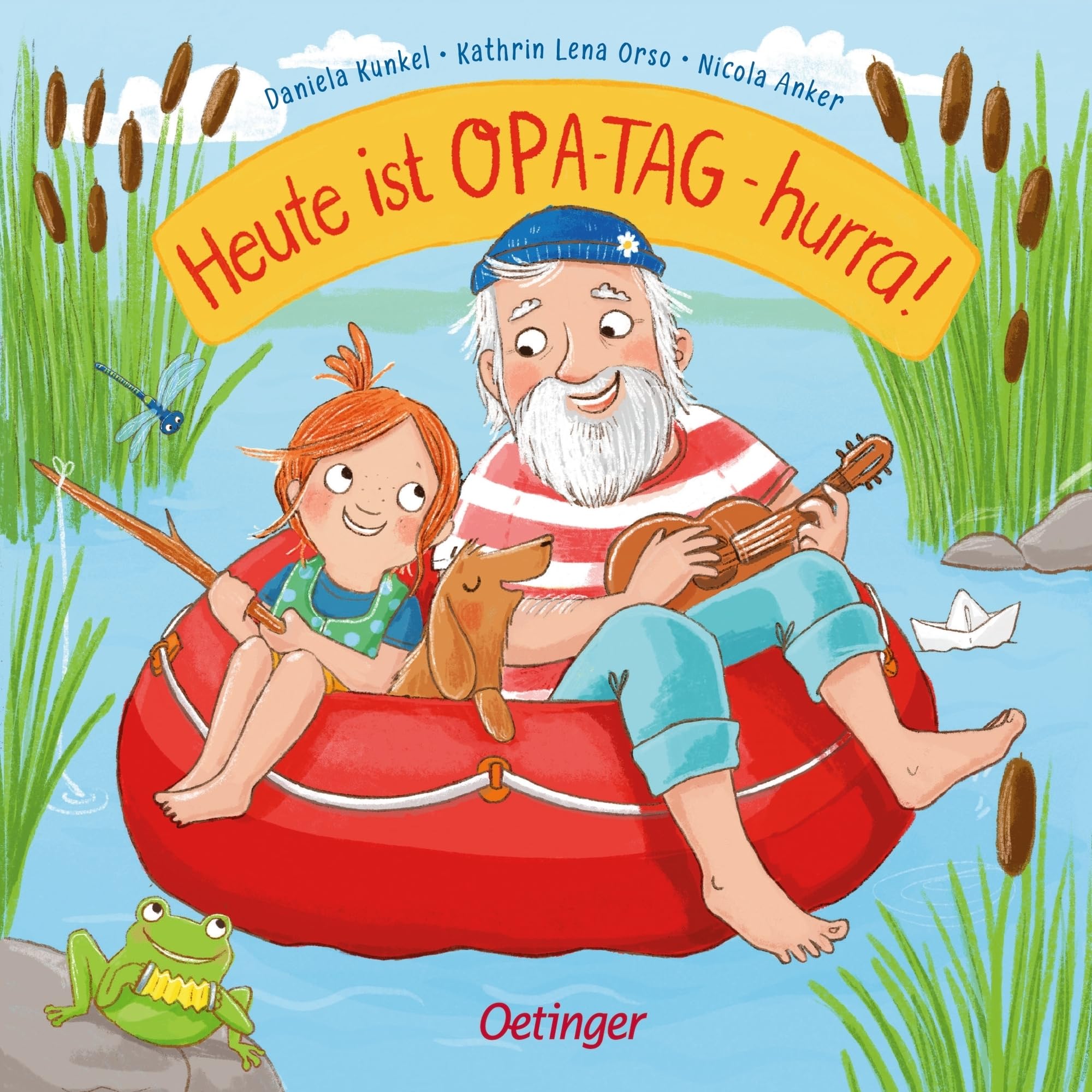Heute ist Opa-Tag - hurra!: Lustiges Pappbilderbuch zum Vorlesen, ideal für Großeltern mit Enkelkindern ab 2 Jahren