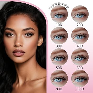 Cluster Lashes 10D+20D Individual Eyelashes 8-18mm False Lashes Individual Cluster DIY Lash(10D+20D)