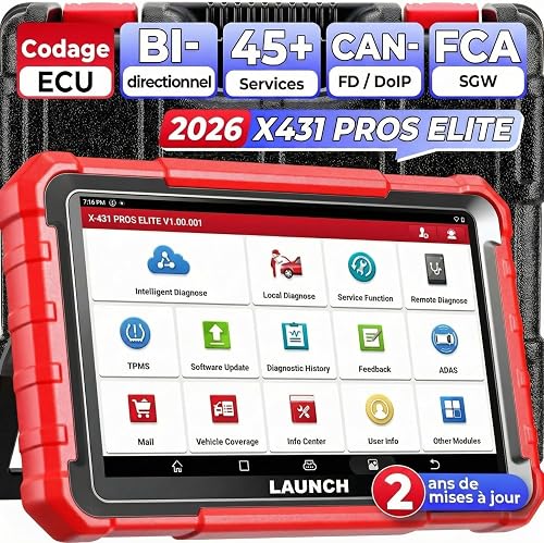 LAUNCH X431 Pros Elite, Bidirectional Scan Tool with ECU …