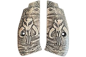 CZ Compact 75, 75D, 75 P-01, PCR Wood Grips - Mythosaur Skull