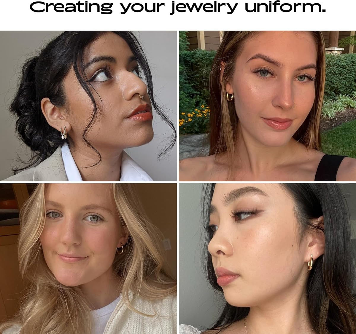 Everyday Hoop Earrings view 4