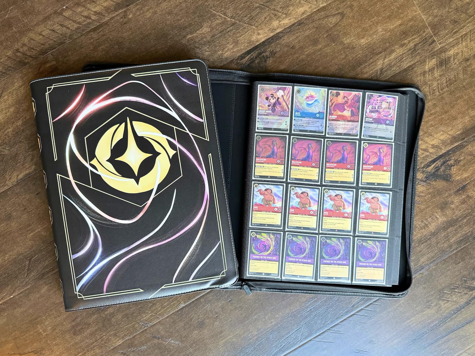 Amazon.com: Premium Silly Bear Emporium Lorcana Card Back Themed 1024  Side-Loading Pocket Binder for TCG Trading Cards | Compatible with Lorcana,  Yugioh, One Piece, Pokemon, Magic (16 Pockets