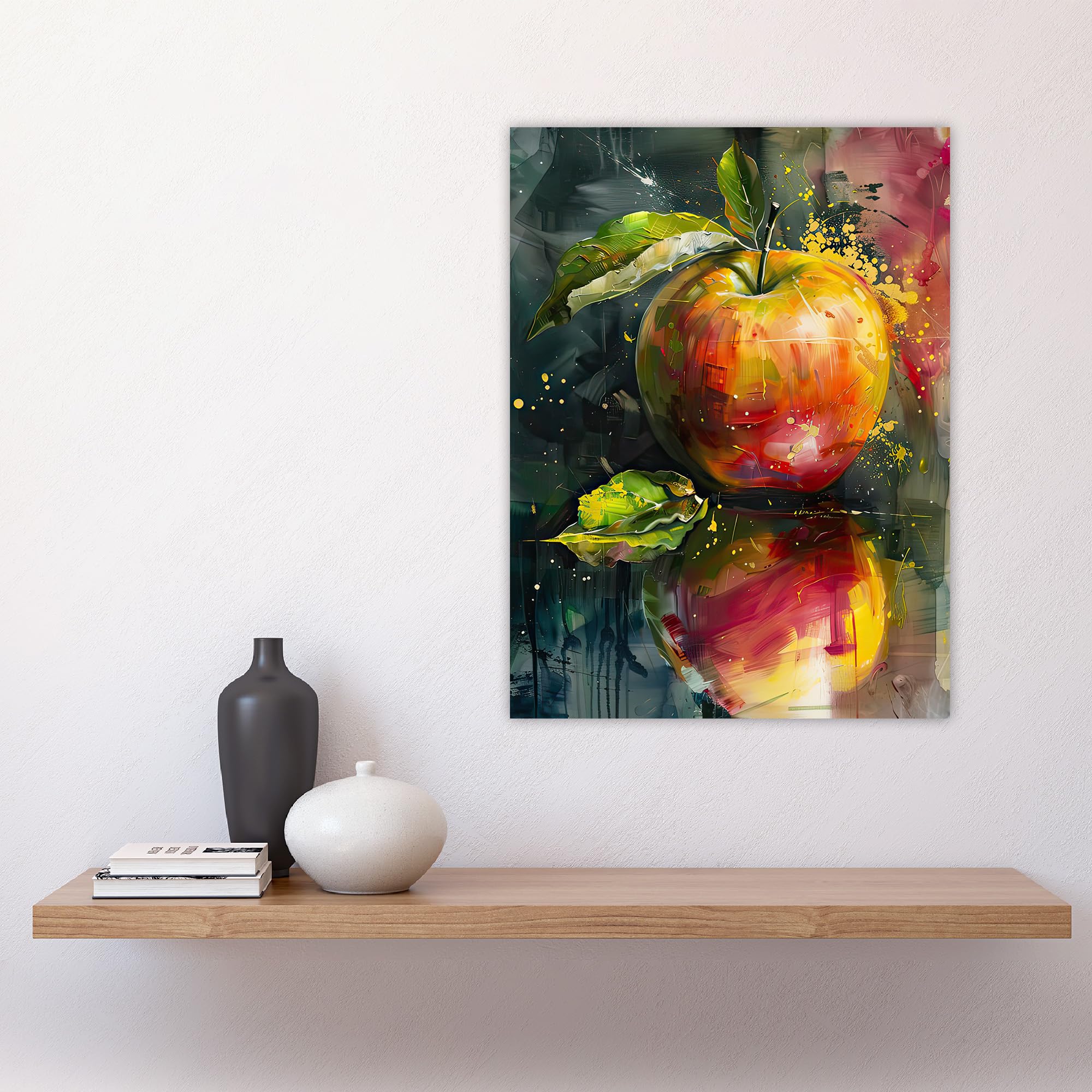 Amazon.com: Artery8 Apple Still Life Modern Artwork Fruit Mirror