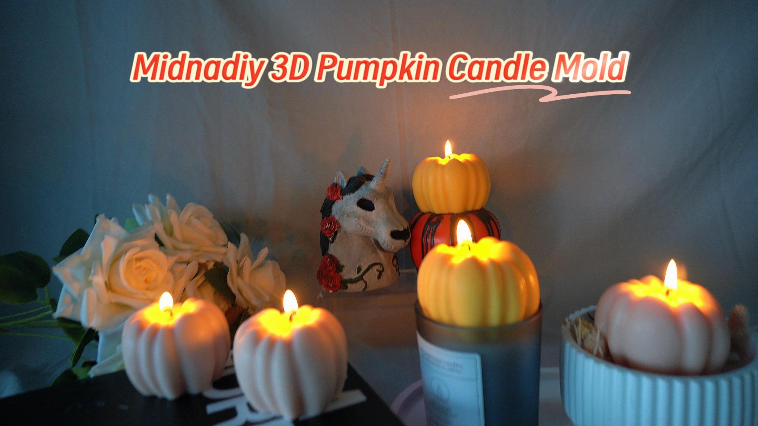 Skeadex Moule En Silicone En Forme De Citrouille - Décoration D'Halloween - Moule En Silicone - Décoration D'automne - 3D - Citrouille - Moule En