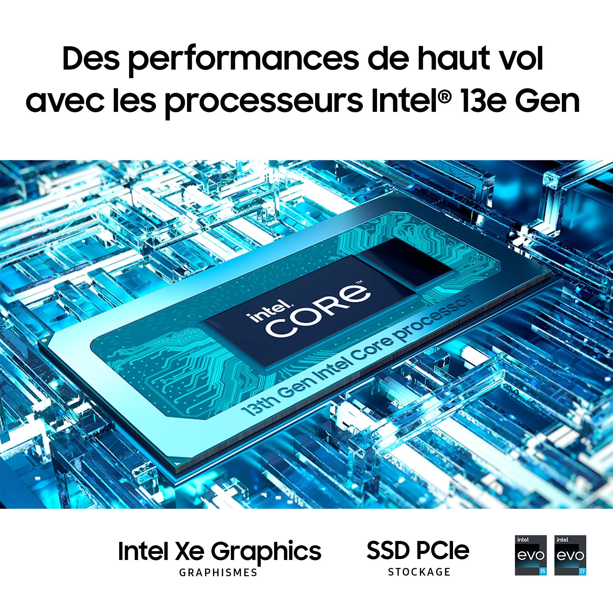 PC Portable convertible Samsung -Galaxy Book 3 360 -13,3 Super AMOLED - Core i5-1340P -RAM 8Go -256Go SSD -Iris Xe -Win 11 -S Pe