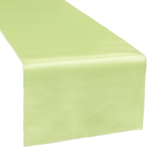 RCZ Décor Camino de mesa de satén rosa polvorientomalva  14 x 108 pulgadas (1 unidad)  Elegante y elegante para bodas, cenas y ocasiones especiales