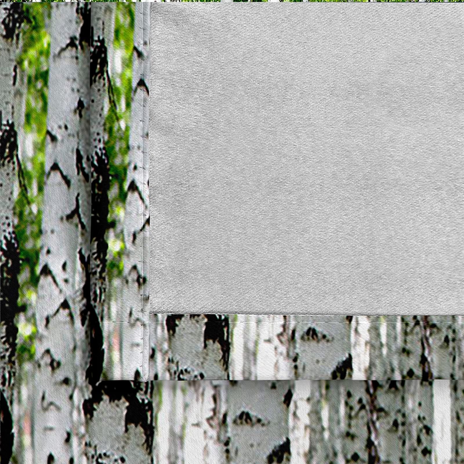 Gualiy Rideau Occultant pour Fenetre, Rideaux Chambre Isolant Paysages Arbres Rideaux Lot de 2 107x138cm