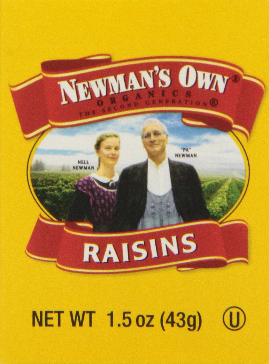 Newman's Own Organic California Raisins, 6 Count