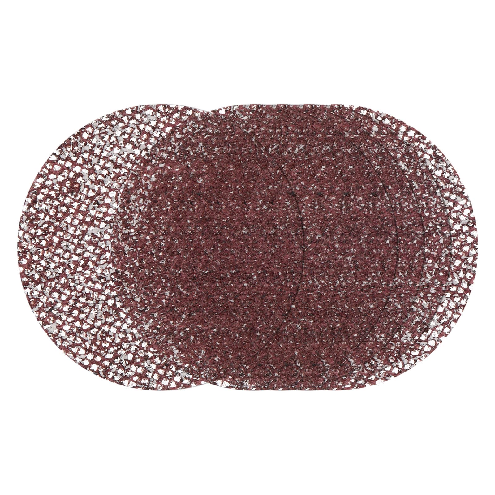 Kozelo 3 Pcs Grid Sanding Discs 50 mm 40 Grit Hook and Loop Orbital Sandpaper Suitable for Drywall Sander Wood Metal Furniture