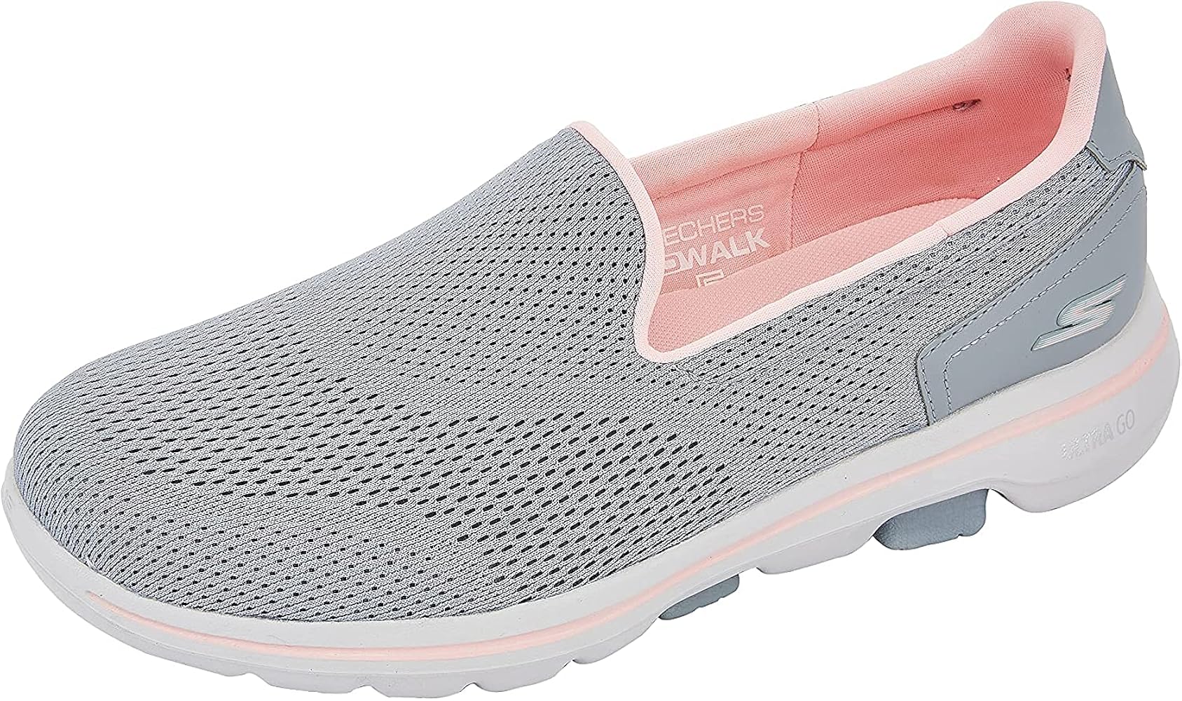 Buy Skechers Womens GO Walk 5 - Ocean Sparkle Gray/Light