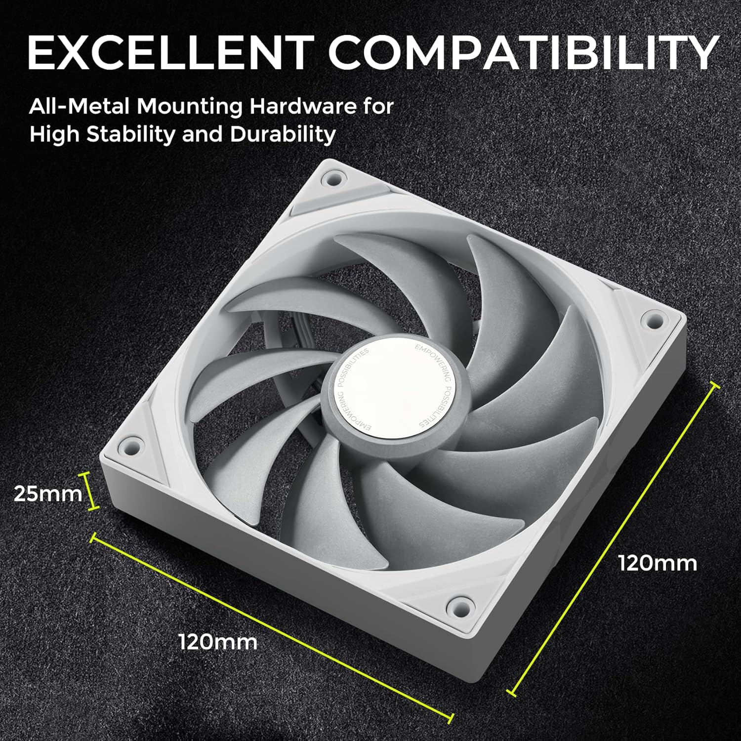 ROTA PRO 120 Ma Fan Dimensions