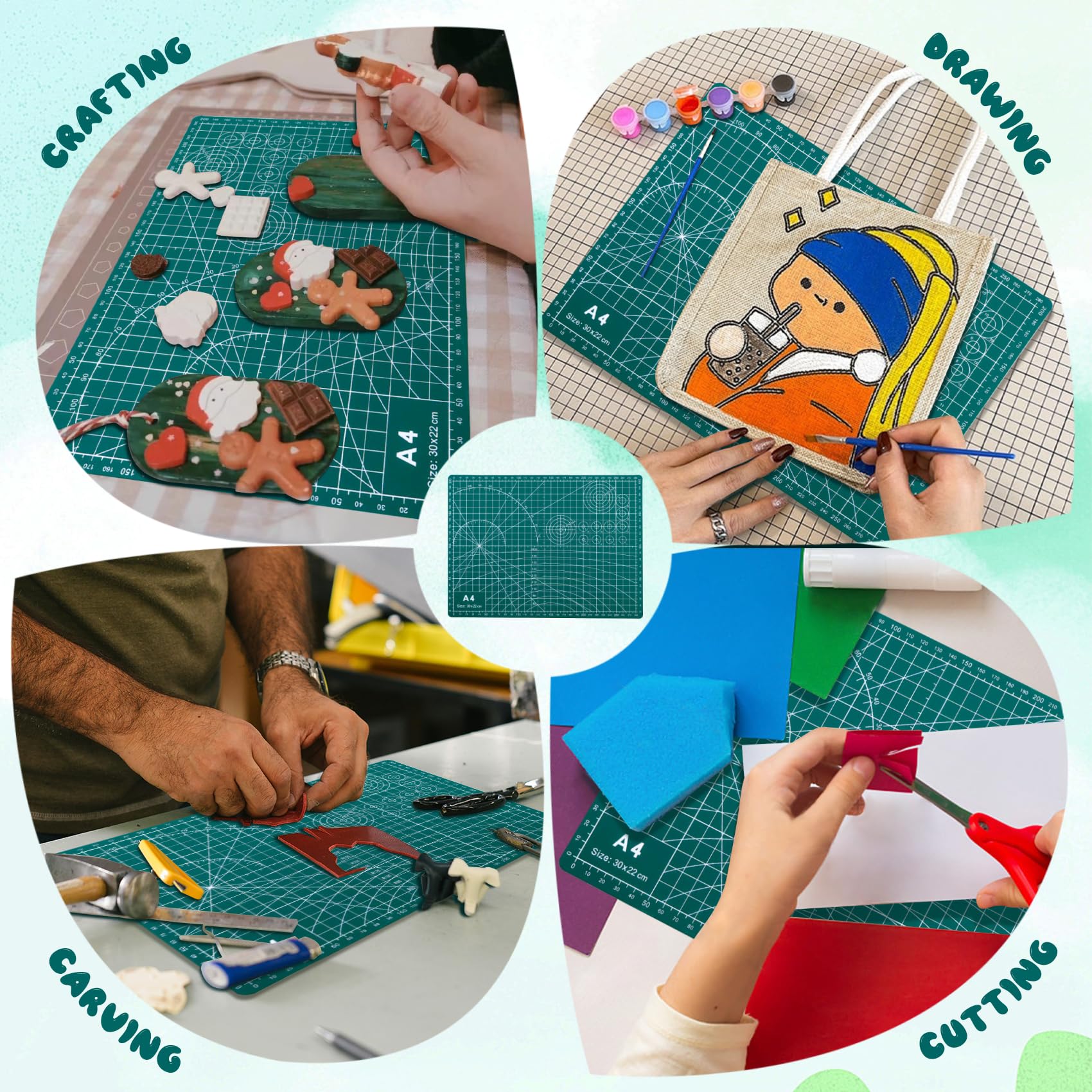 Coupe-papier Cadeau Avec 2 Rouleaux, 2 Lames Et 4 Rubans - Coupe Précise Et Sécurisée - Pour Noël, Mariage, Anniversaire
