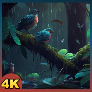 Calming Rain Sounds: Sleep With The Rain Sounds & Birds, Relaxing Rain Sounds 4K for Fire TV ( NO ADS )