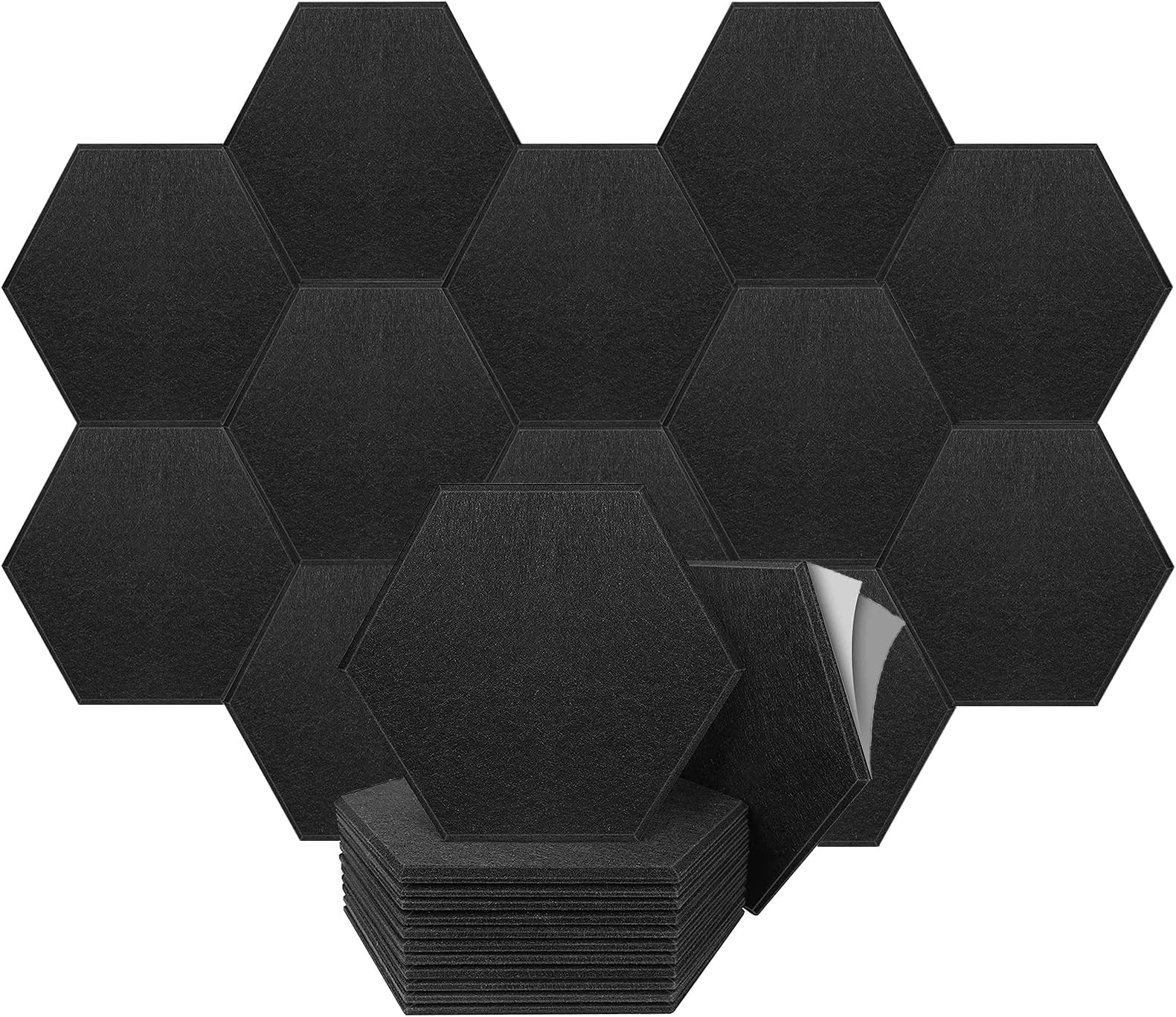 Amazon.com: 12 Pack Acoustic Panels Sound Proof Padding, 12 X 10 X 0.4 ...