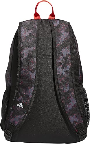 Miniatura 4 de adidas Mochila Foundation 6, Galaxy Camo Negro-rojo brillanteNegroRojo brillante, Mochila Foundation 6