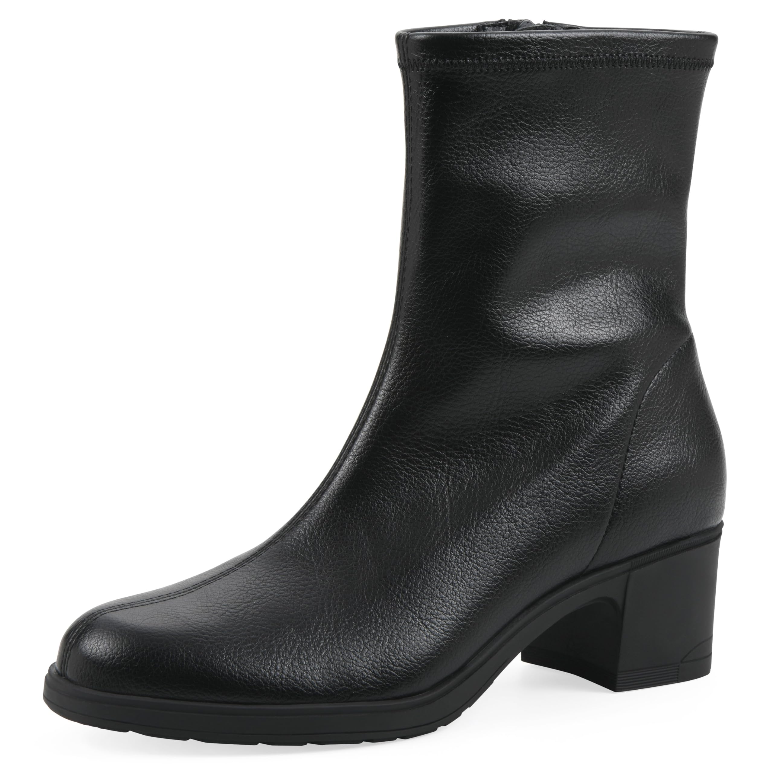 Cliffs by White Mountain Womens Huda Cushioned Block Heel Bootie