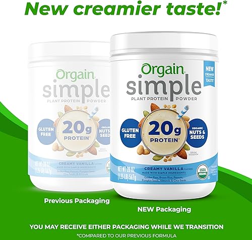 Miniatura 3 de Orgain Proteína simple vegetal orgánica en polvo 125 libras