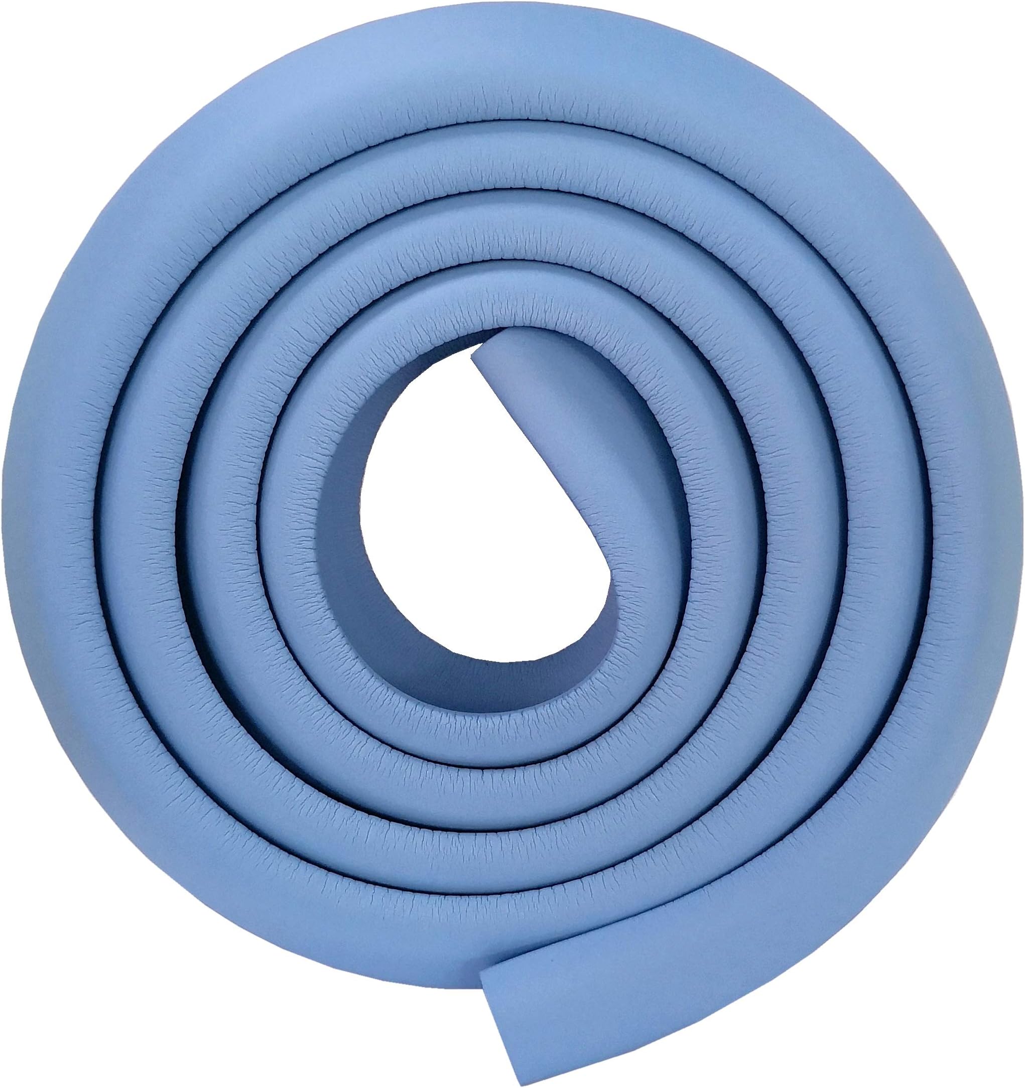 M2cbridge L Shape Extra Thick Furniture Table Edge Protectors Foam Baby Safety Bumper Guard 6.5 Ft (Blue)
