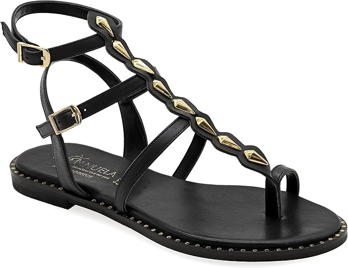 comfortable black dressy sandals