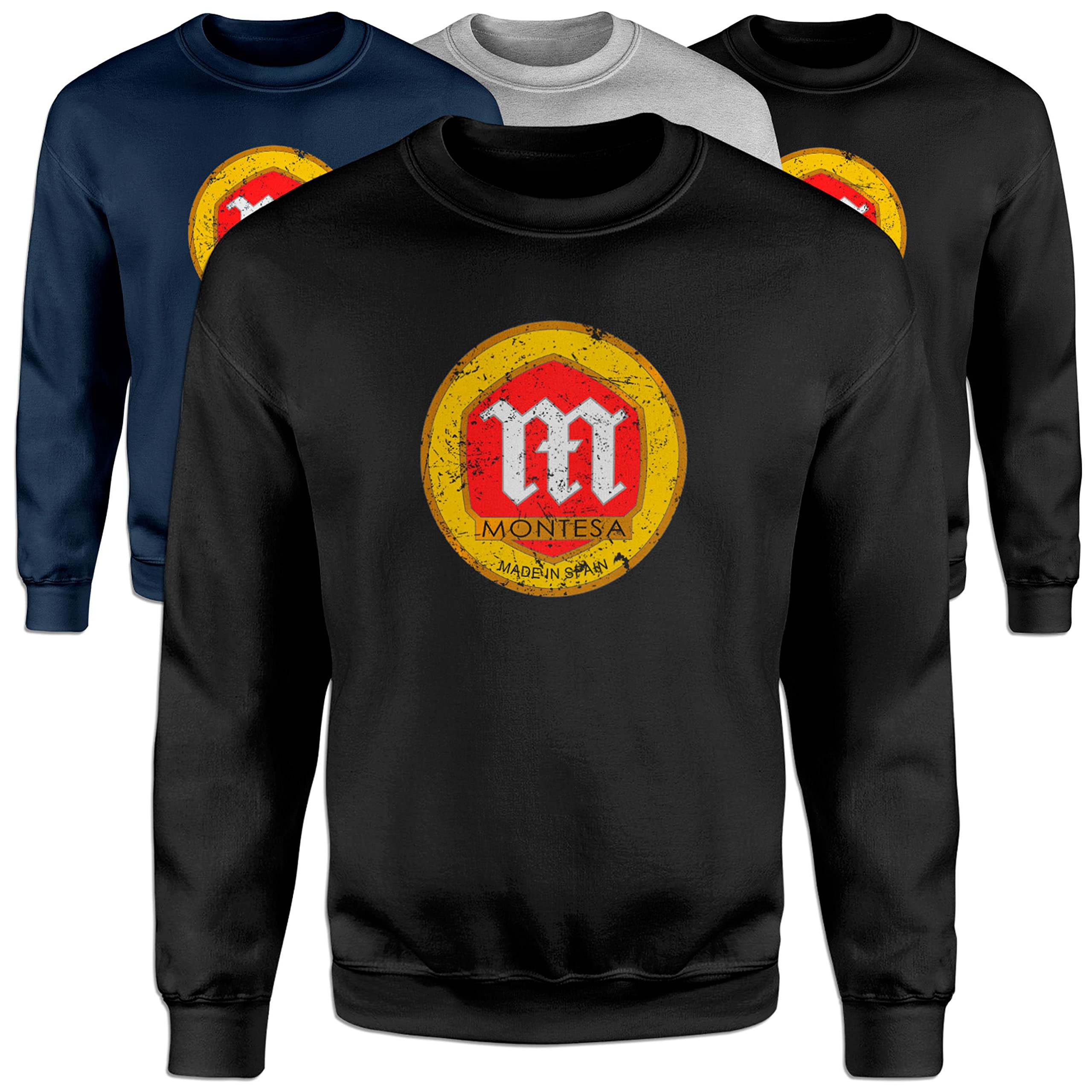 Sudadera Montesa Antigua Sweatshirt Moto Vintage Hombre Motero