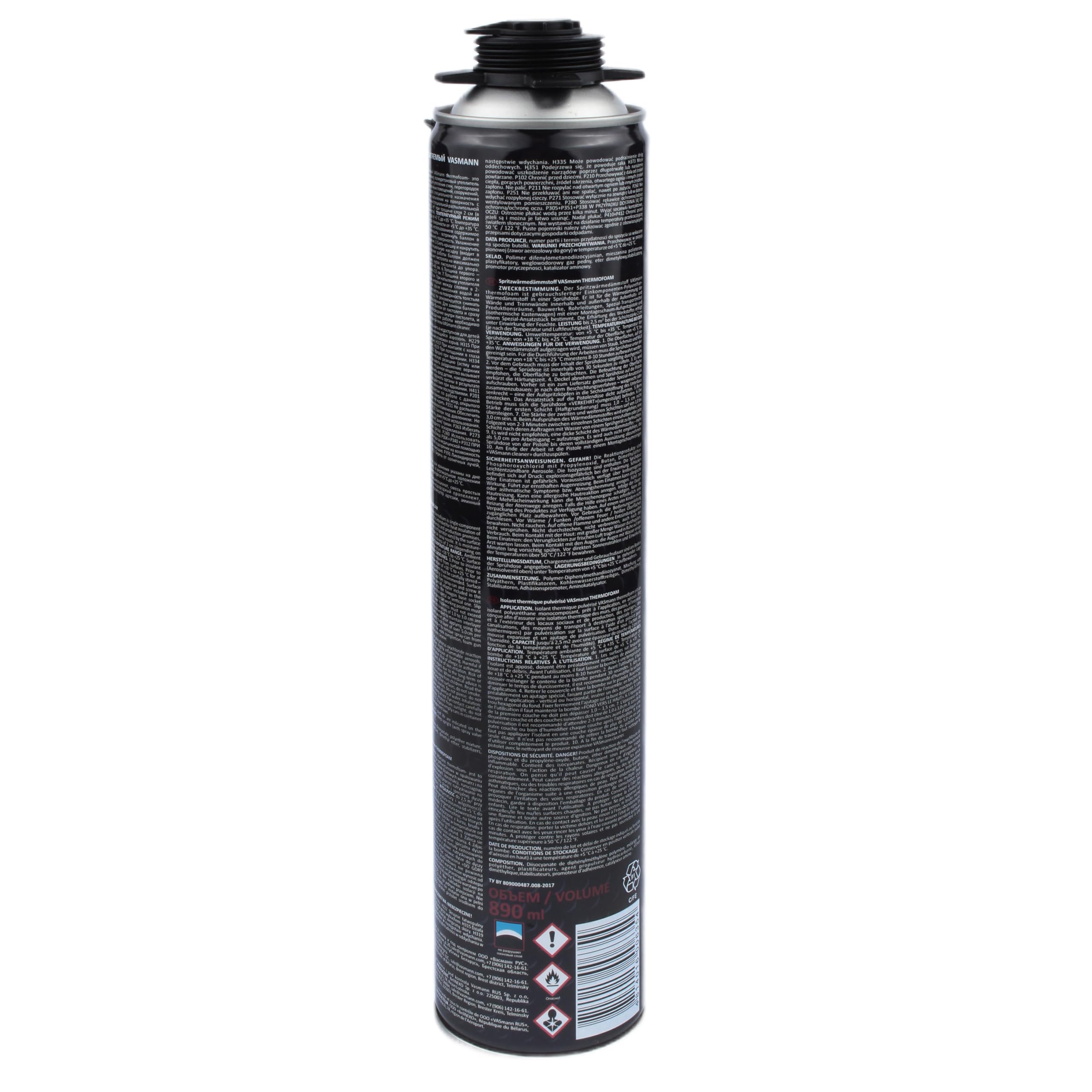 Izolacja natryskowa 12 x 890 ml + pistolet, izolacja stropu piwnicy, izolacja pośrednia, izolacja dachowa, wszechstronne rozwiązania izolacyjne, skuteczna izolacja cieplna EPS / XPS (30 m2 +