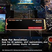 Vista 10 de WD_Black SN8100 4TB NVMe SSD - PCIe 5.0x4, M.2 2280, Up to 14,900MB/s Read Speed, up to 11,000MB/s Write Speed, Best for AI Applications, Gaming