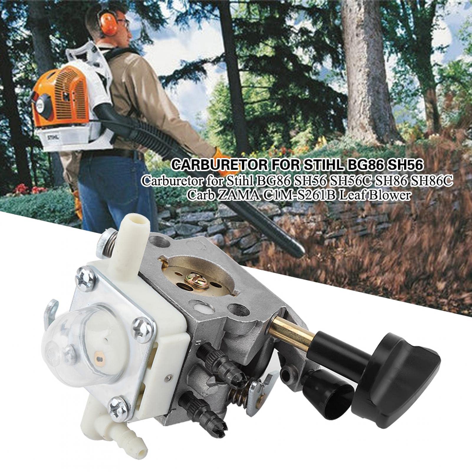 Carburateur 4241 120 0616, carburateur pour Stihl BG86 SH56 SH56C SH86 SH86C Carb ZAMA C1M‑S261B, vous assure des produits de meilleure qualité