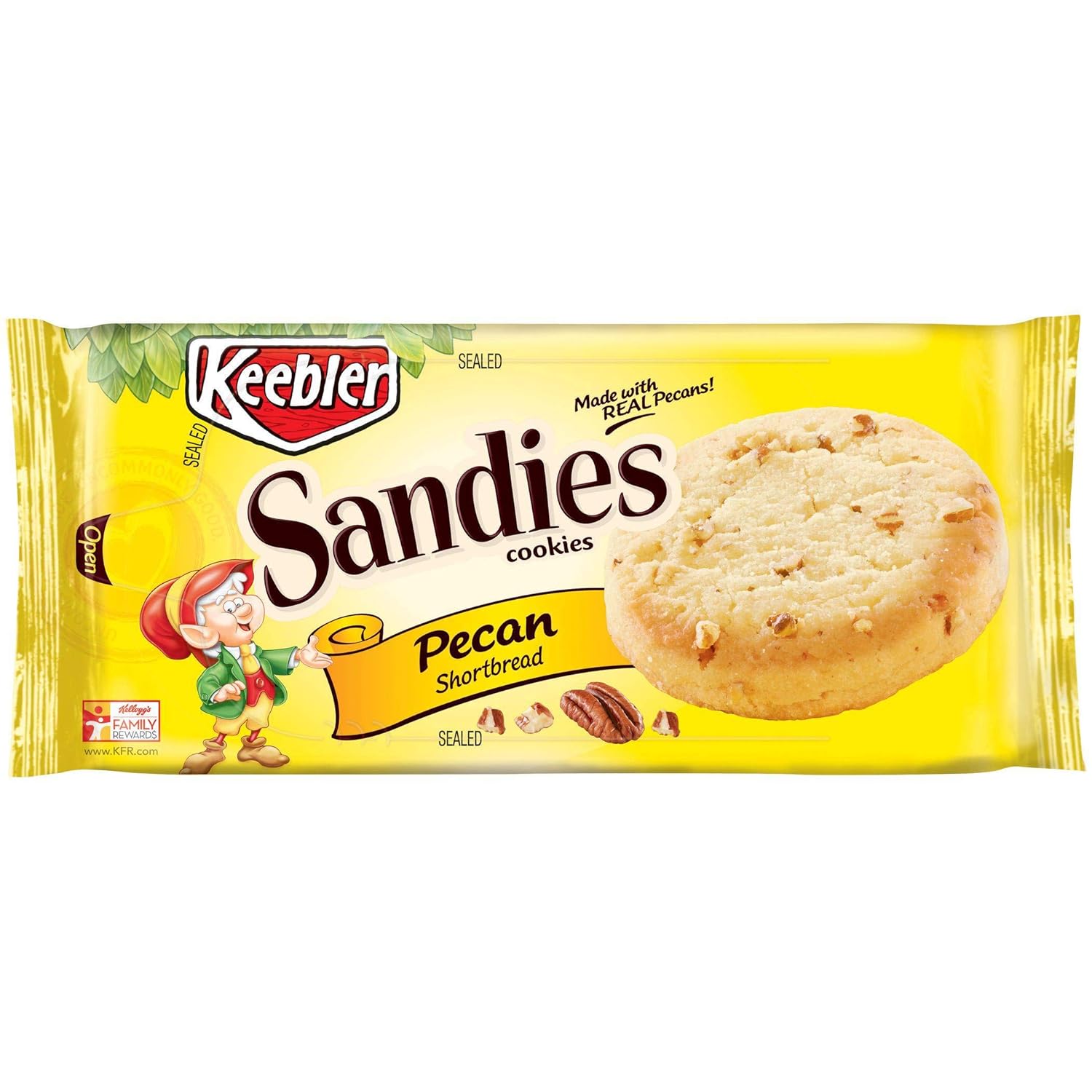 Keebler Sandies Pecan Shortbread Cookie, 11.3 Ounce -- 12 per case.