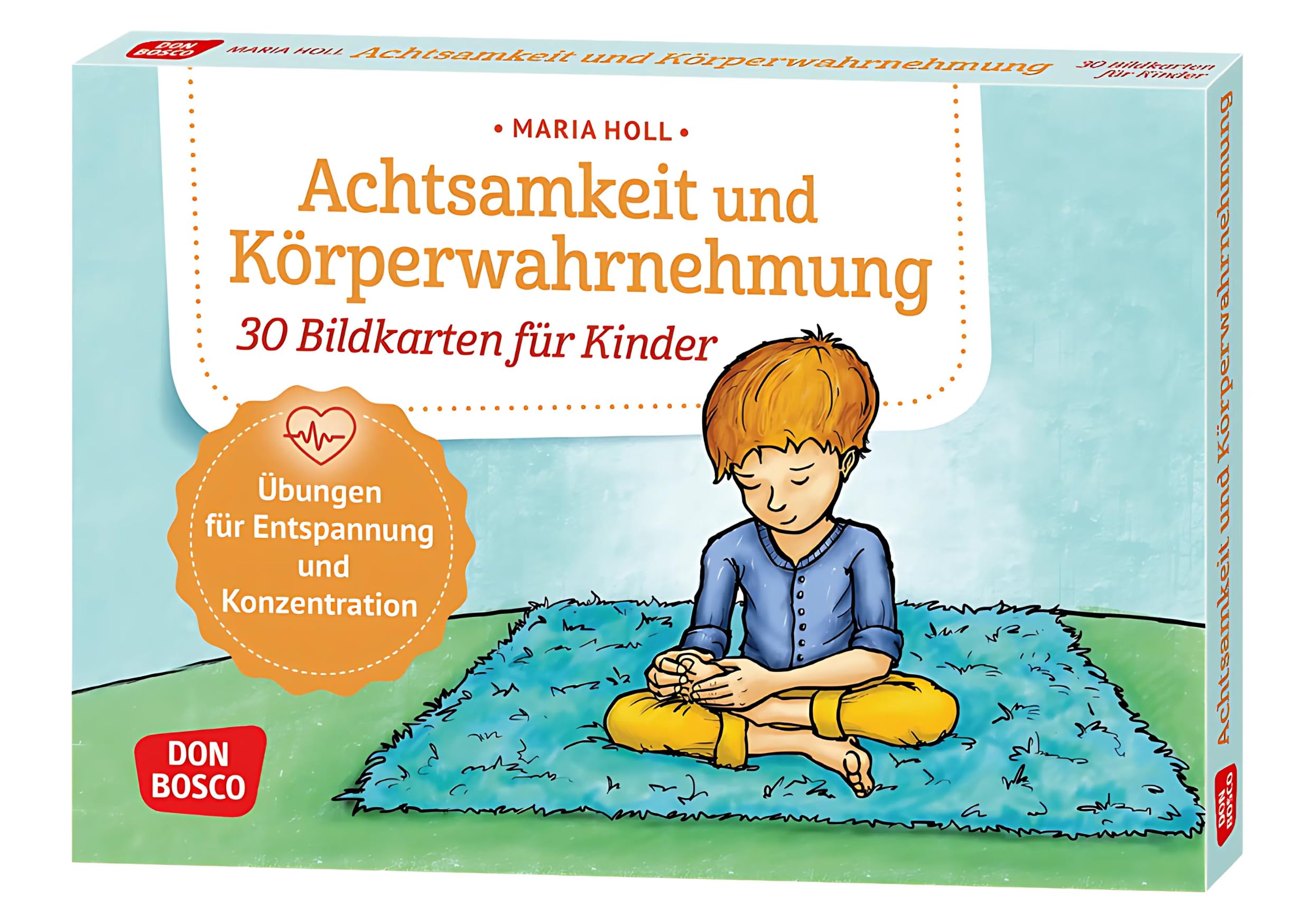 Achtsamkeit und Körperwahrnehmung. 30 Bildkarten für Kinder: Übungen für Entspannung und Konzentration. Stress abbauen & innere Ruhe fördern bei Kindern. Für KITA, Grundschule & Zuhause