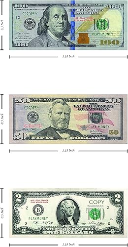 Custom juguetes y pasatiempos dinero de juego en miniatura copia US 100502BILLETES modelo casa de muñecas Diorama x10cada un solo lado