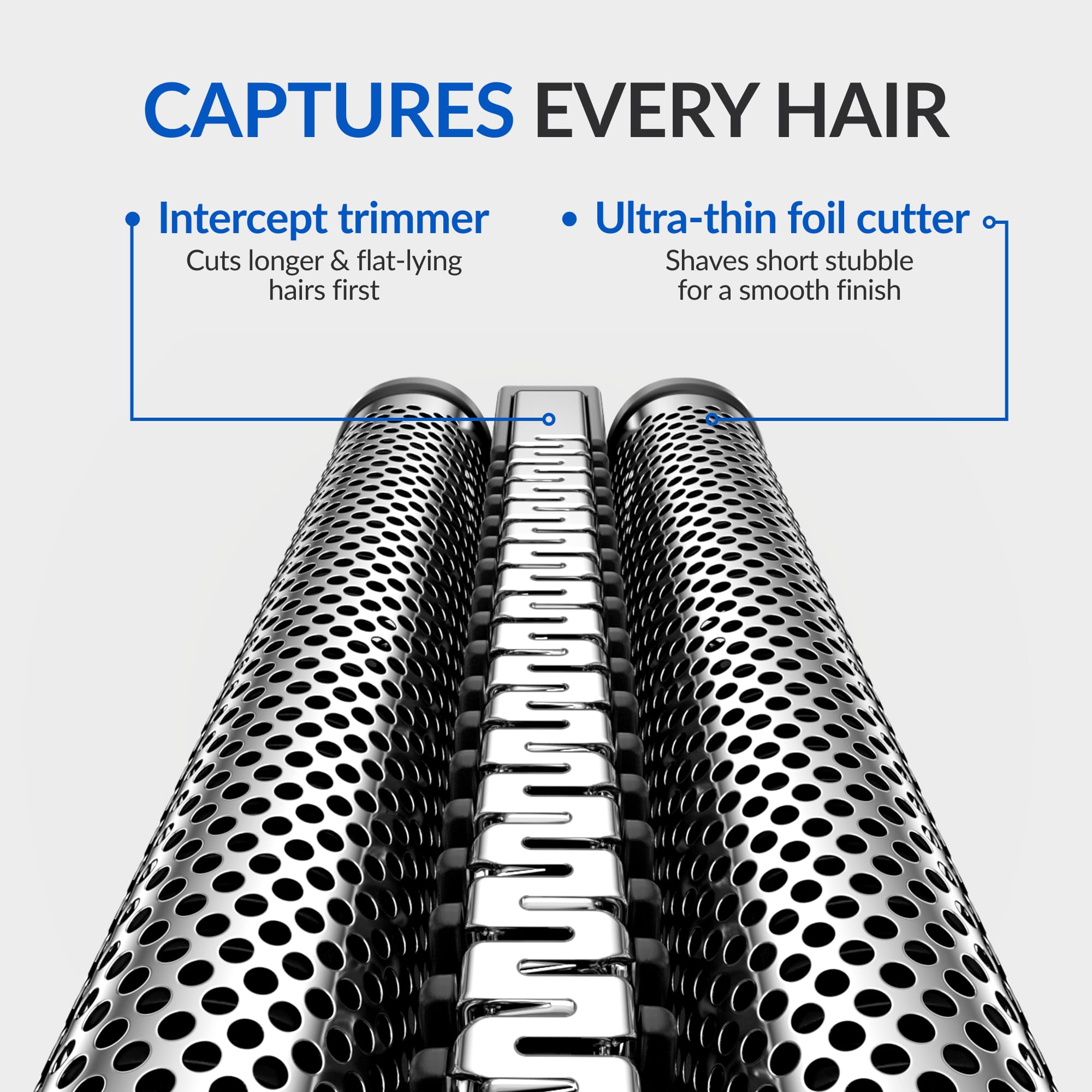 BarberBoss Rasoir électrique sans fil pour homme, lames flottantes flexibles, tête magnétique et écran LED intelligent, rasoir compact pour homme, QR-2751