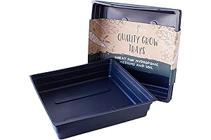 5-Pack 10x10 Garden Growing Trays Without Drain Holes