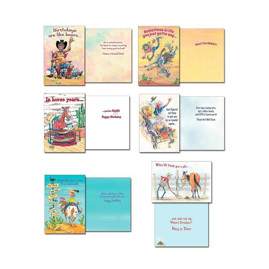 邦楽 Greeting Cards by Pony Tail Amazon.com : Leanin' Tree Western Chuckles - Made in USA