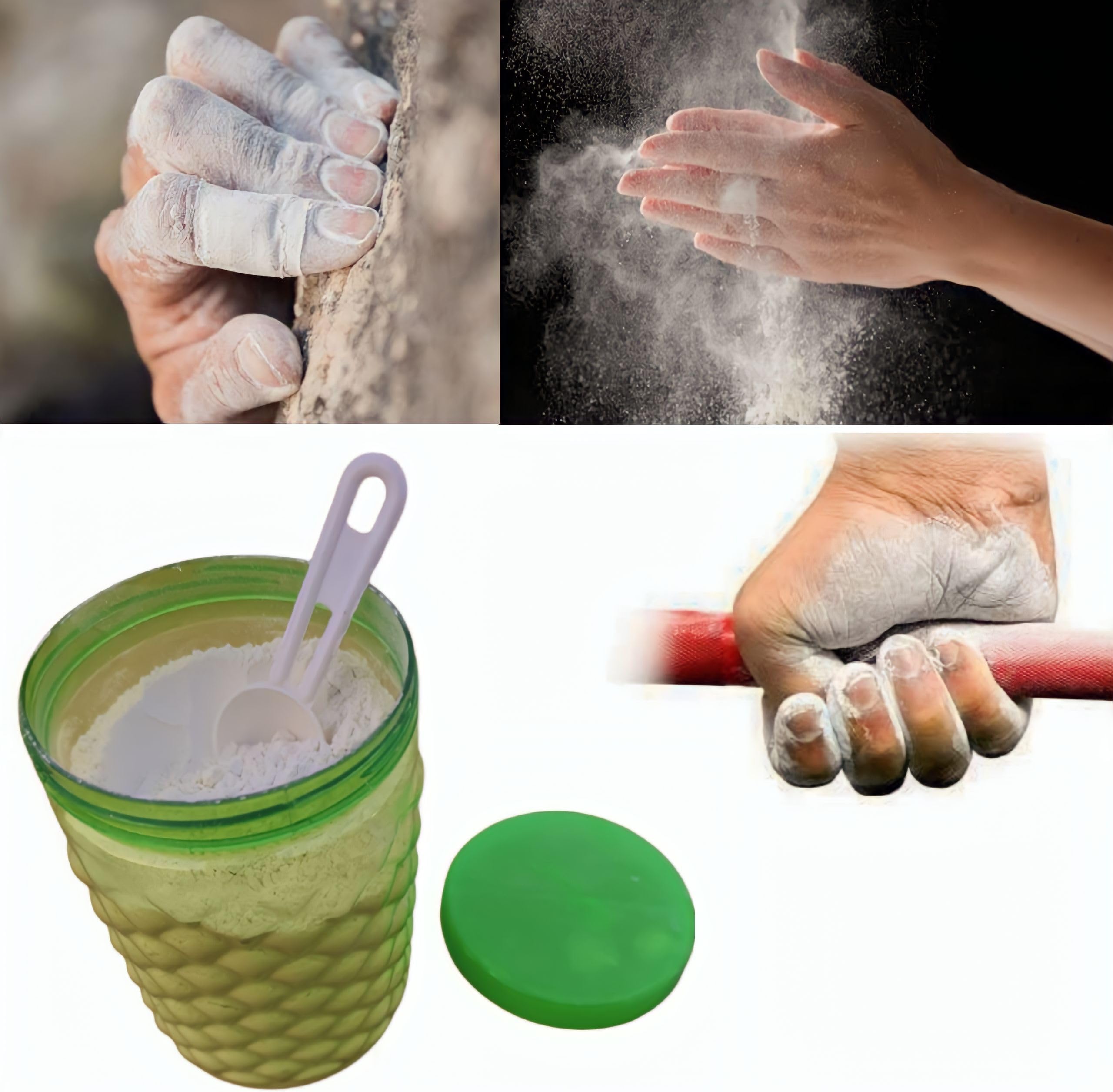 IMTION (500 Gram Box with Spoon) Chalk Powder for Gymnastics, Weight Lifting, Rock Climbing, Gym and Crossfit 500 Gm