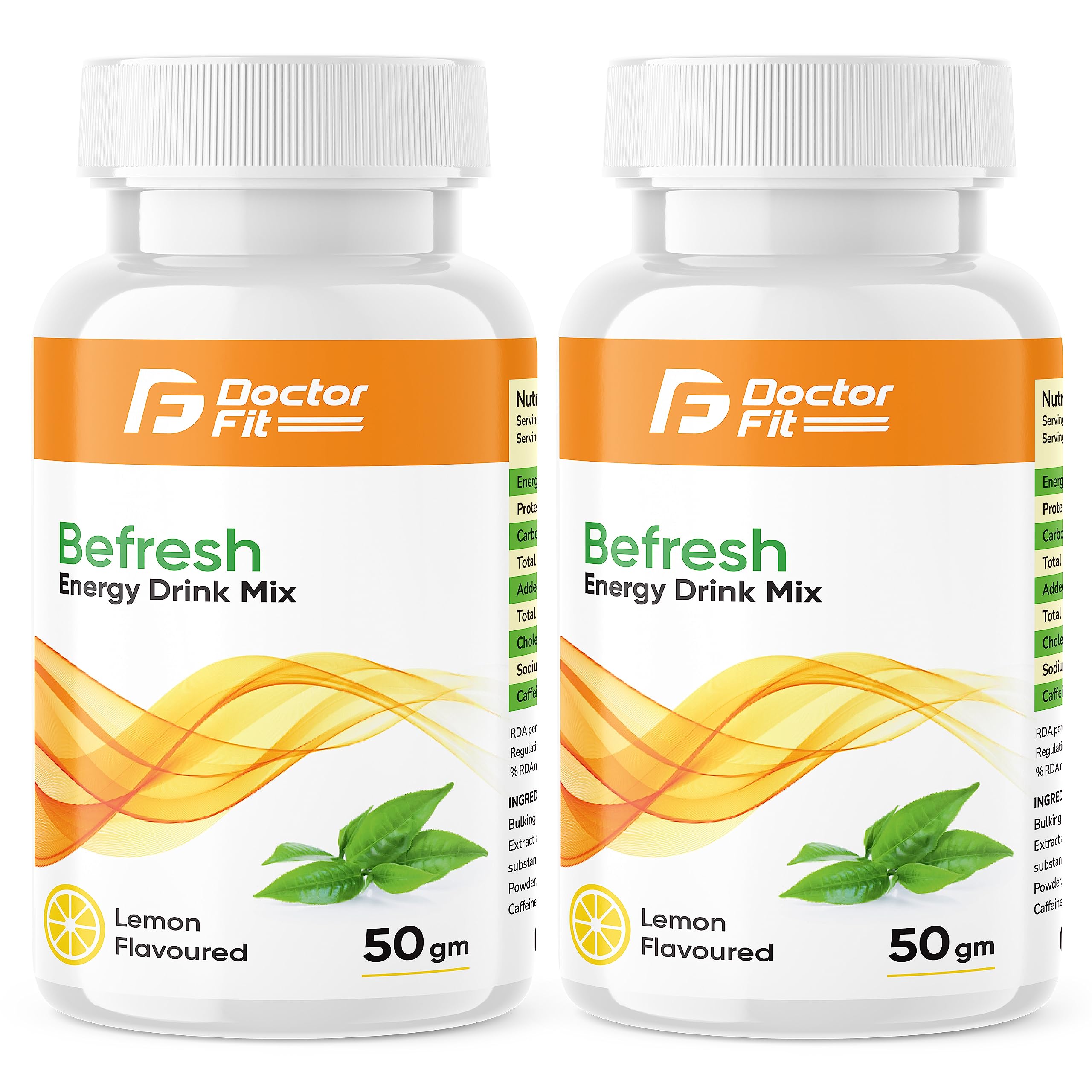 DOCTORFIT Befresh Energy Drink Mix ((50g Pack of 2), Lemon) (B0DCTWQ87N) Amazon Price History, Amazon Price Tracker
