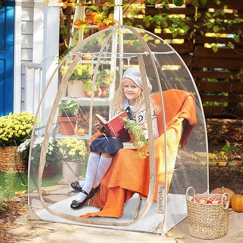 Miniatura 9 de TopGold Tienda de campaña deportiva con burbujas transparentes, resistente a la intemperie, tienda de campaña iglú, tienda de campaña desplegable de