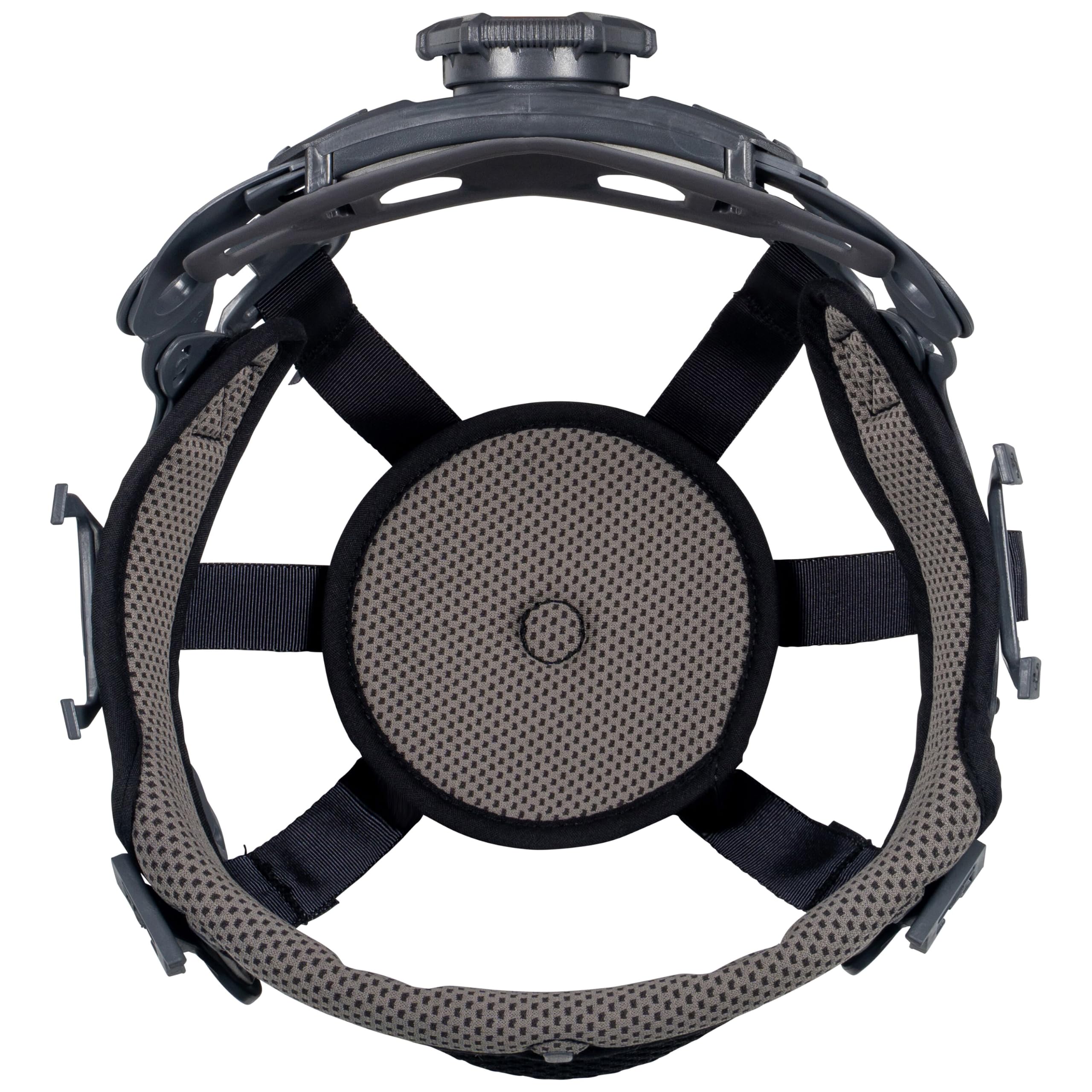 Klein Tools Casco duro tipo 2, ala completa sin ventilación, clase E, suspensión de 6 puntos con soportes de accesorios, acolchado lavable y faro recargable