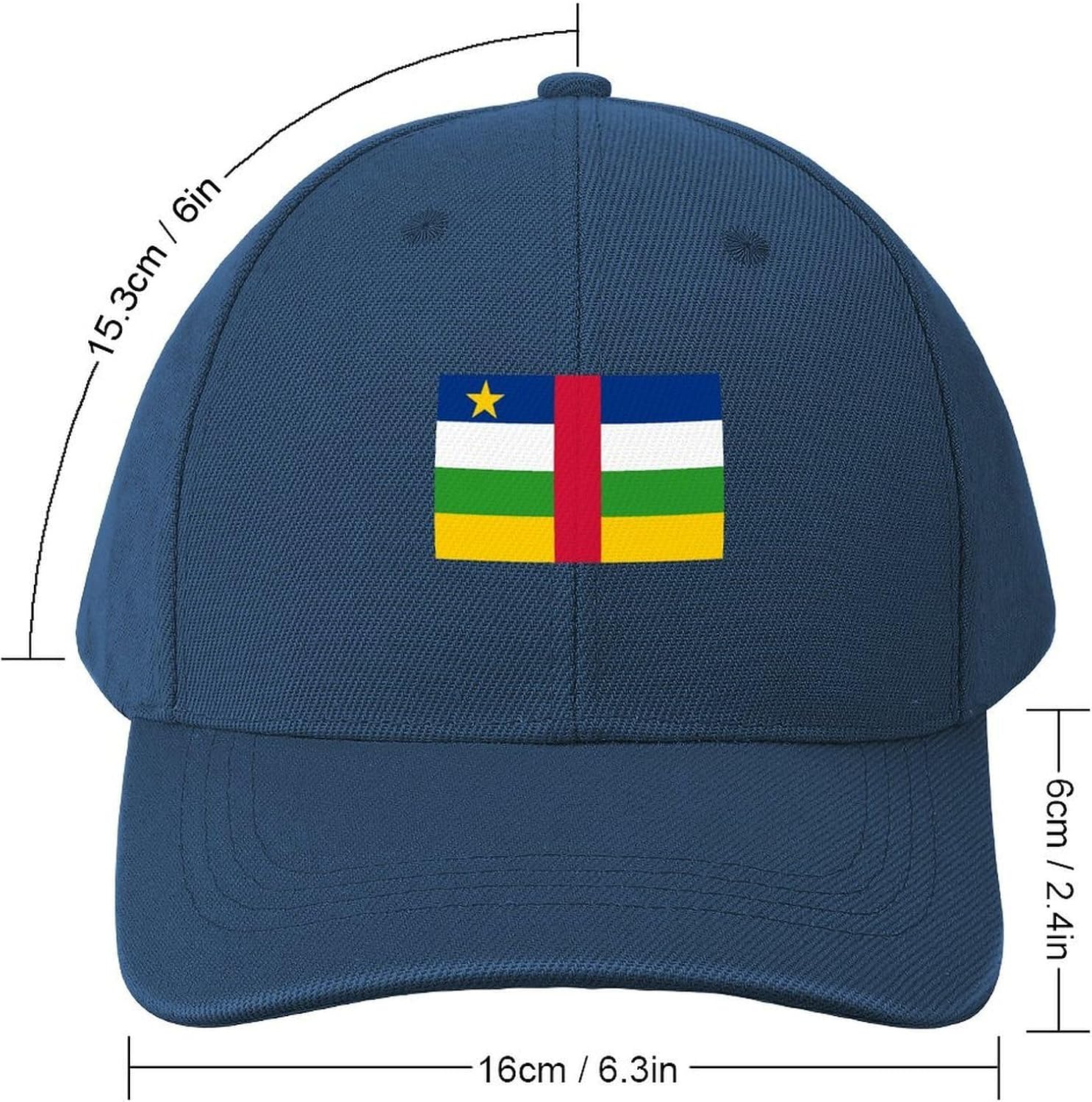 Boys Girls Central African Republic Flag Baseball Cap, Adjustable Snapback Sun Protection Trucker Hats Outdoor Travel