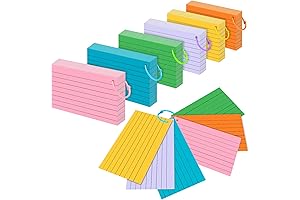 300-Pack Vibrant Index Cards: Your Note-Taking and Study Companion