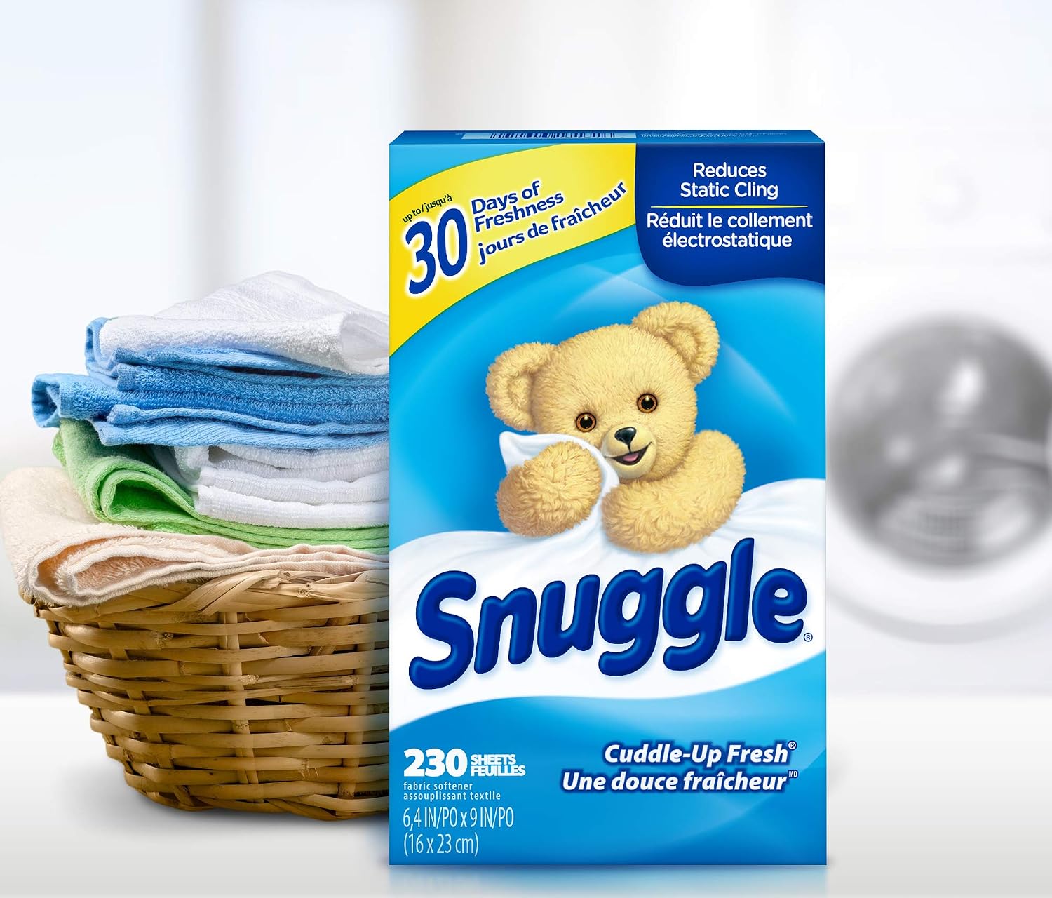 SNUGGLES Fabric Softener Dryer Sheets 20 CT Cuddle-UP Fresh