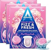 Vista 9 de Astonish Limpiador espumoso de eucalipto para inodoro, limpieza profunda, calcio y óxido, sin botella, elimina las manchas duras, caja de 8 tabletas