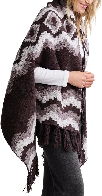 Barefoot Dreams Women's CozyChic Mosaic Wrap