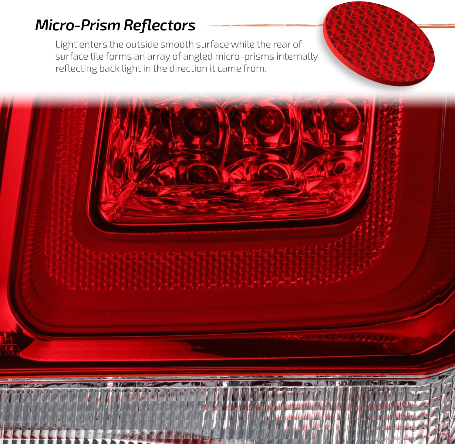 AKKON - Fit 2015-2023 Chrysler 300 15-23 OE Style [Full LED] Tail Light Chrome Bezel Brake Lamp Red Clear Passenger Side Replacement